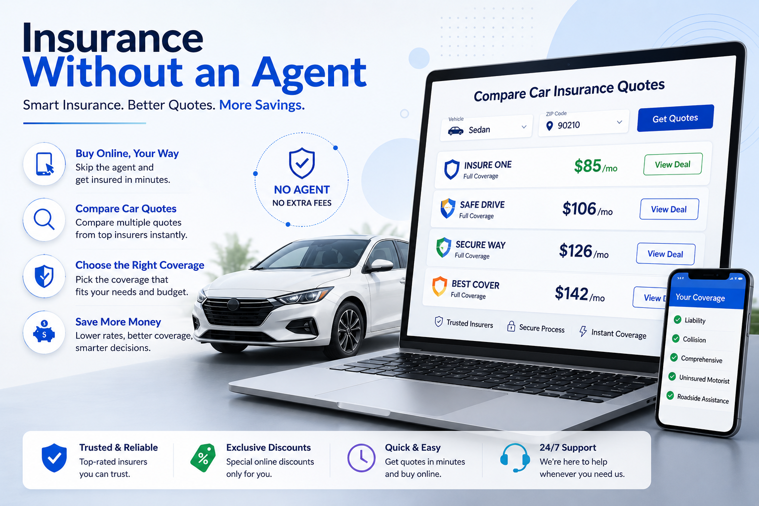 Insurance Without an Agent