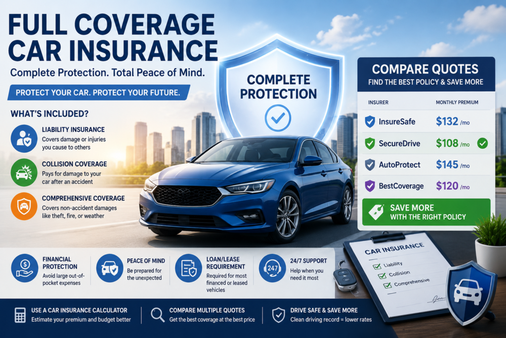 FULL COVERAGE CAR INSURANCE