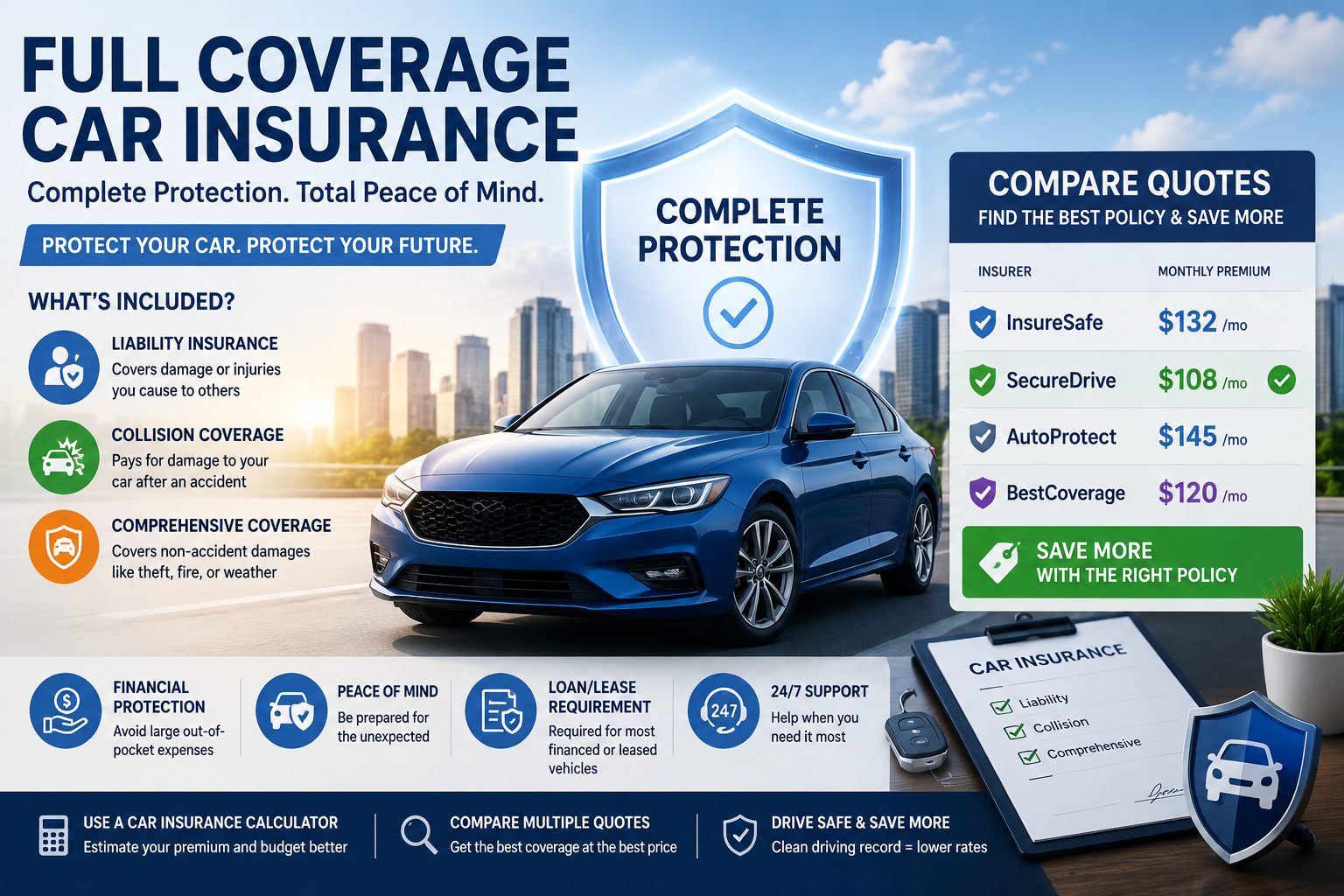 FULL COVERAGE CAR INSURANCE