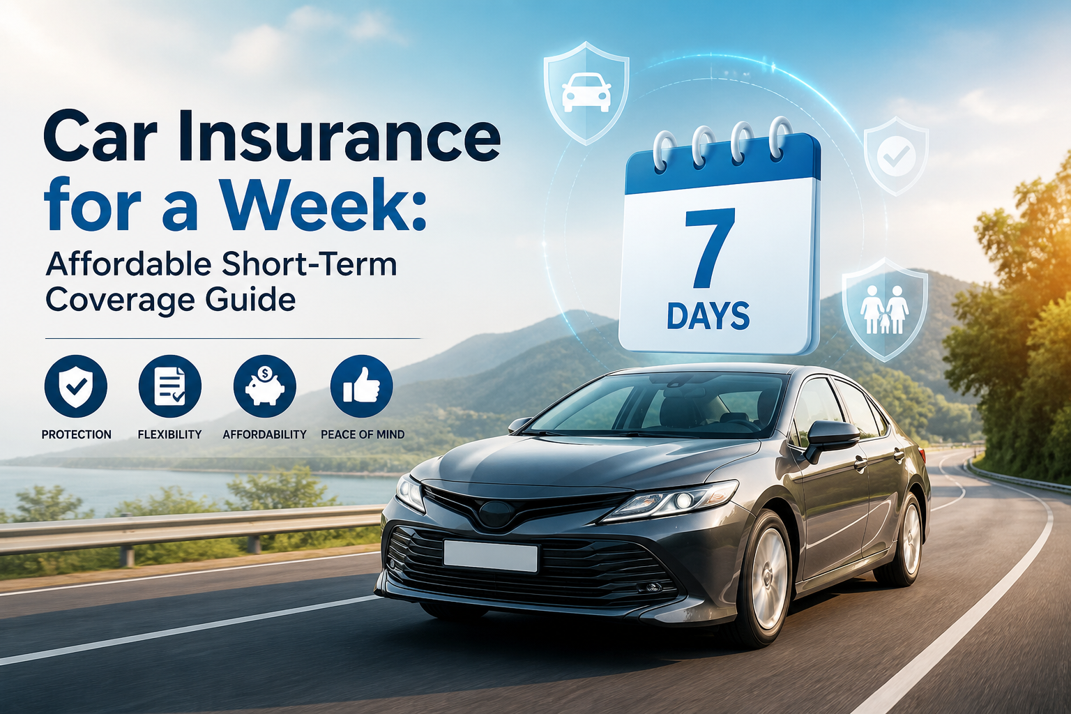 Car Insurance for a Week, Affordable Short-Term Coverage